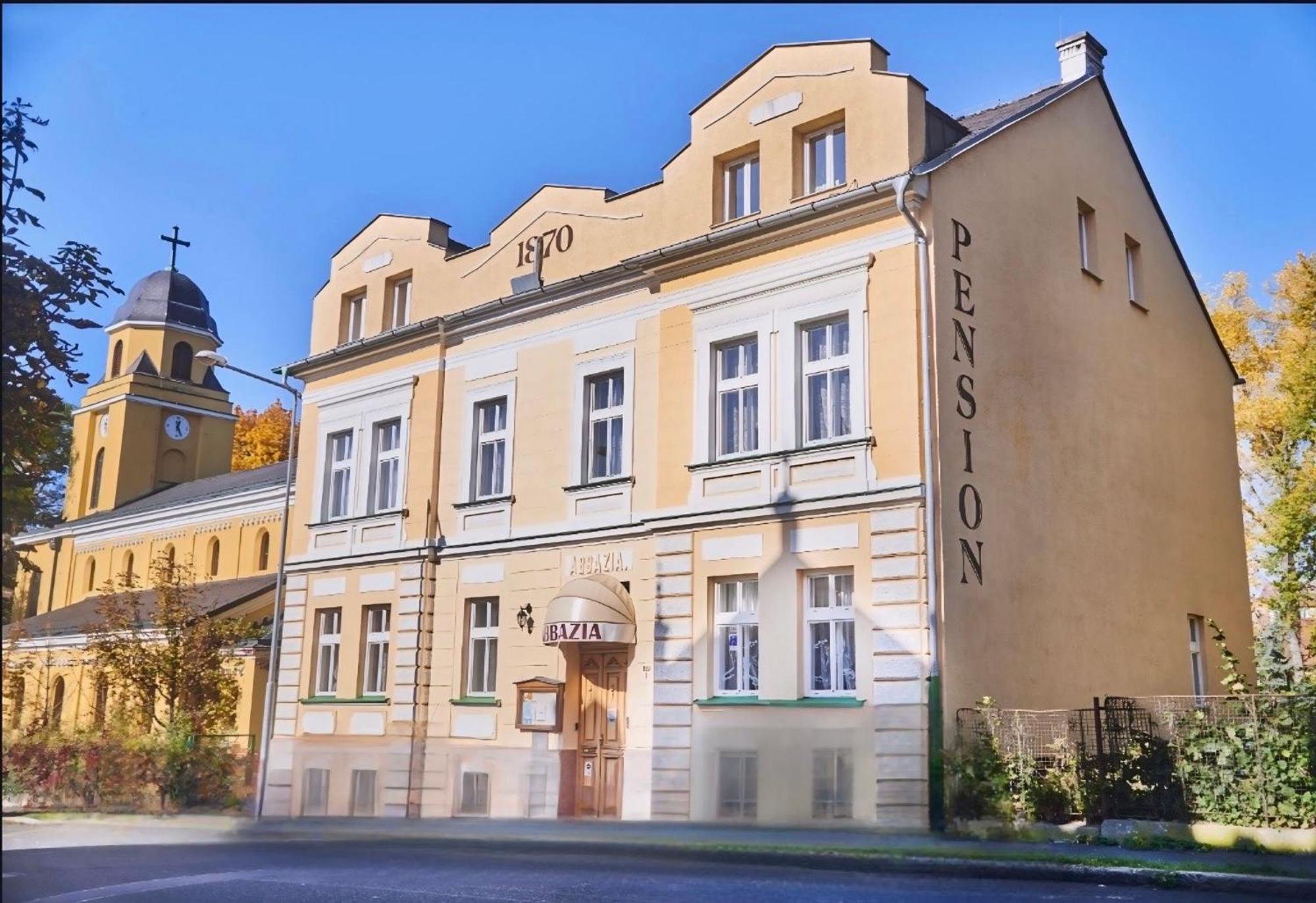 Pension Abbazia Františkovy Lázně Esterno foto
